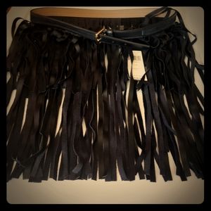 BCBG MAXAZRIA  FRINGE BELT